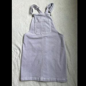 lavender purple overall dress